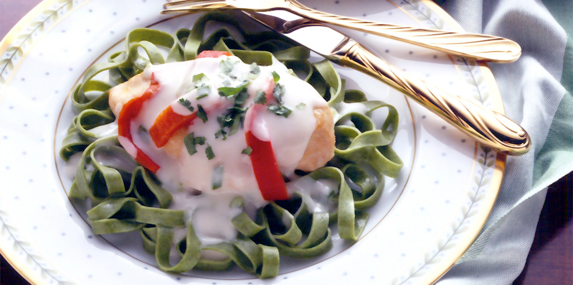74 Chicken with Fettucini