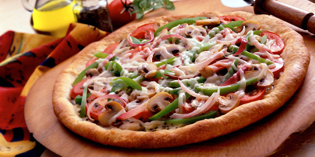 772 Fresh Vegetable Pizza