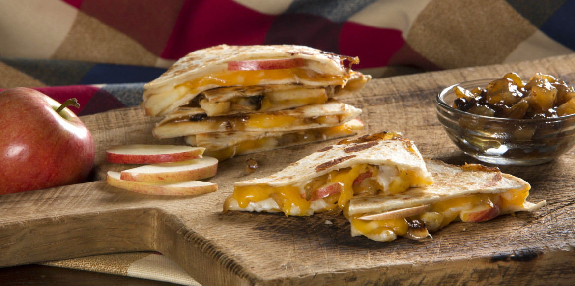 Apple Cheddar Quesadilla