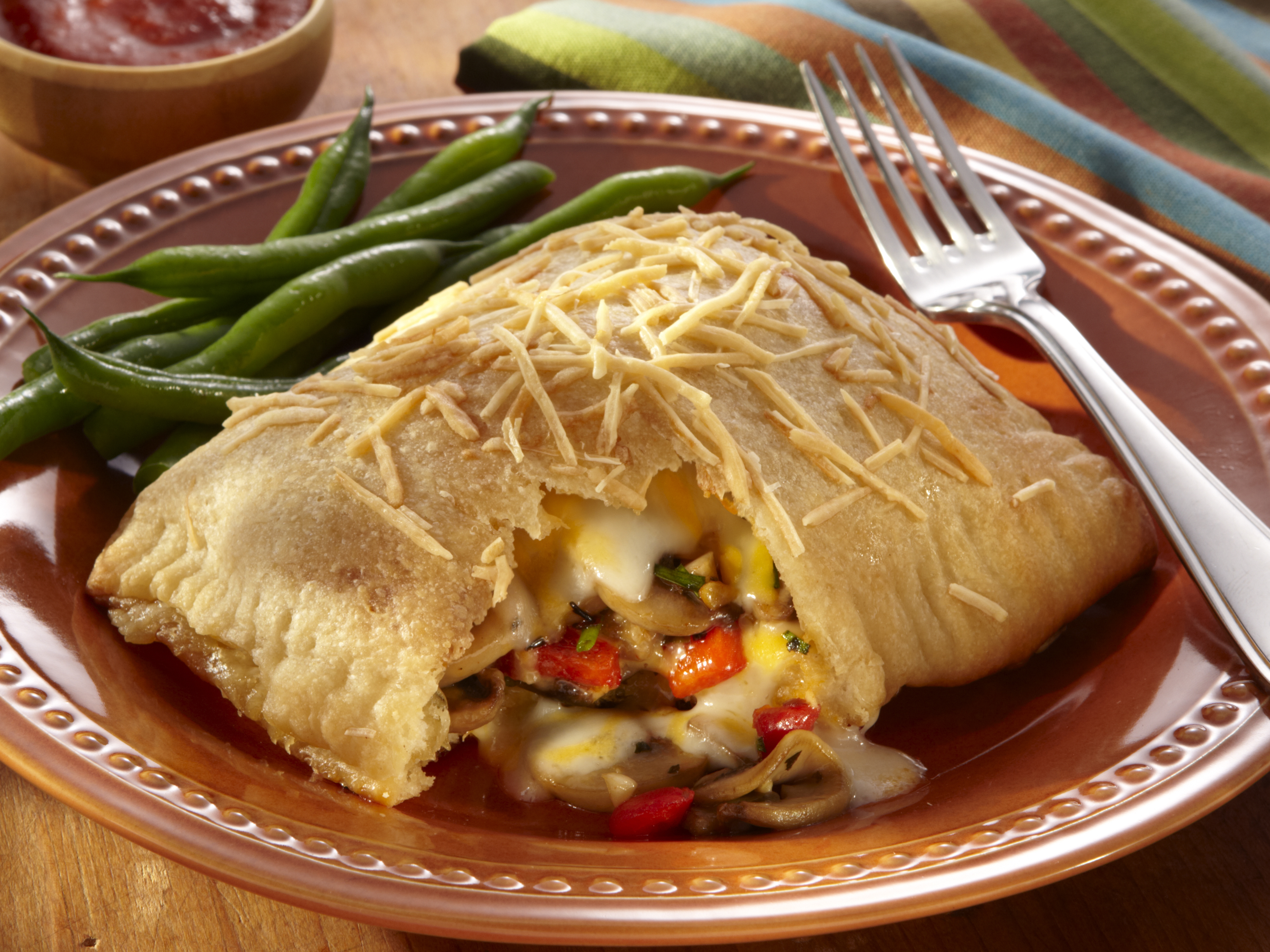 Cheese Mushroom Calzone 1865