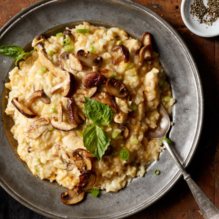 Cheesy Chicken Risotto