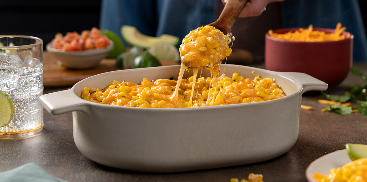 Kickin’ Street Corn Bake | Sargento® Foods Incorporated