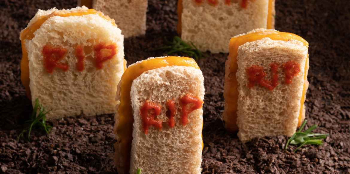 Tombstone Halloween Sandwiches Recipe | Sargento