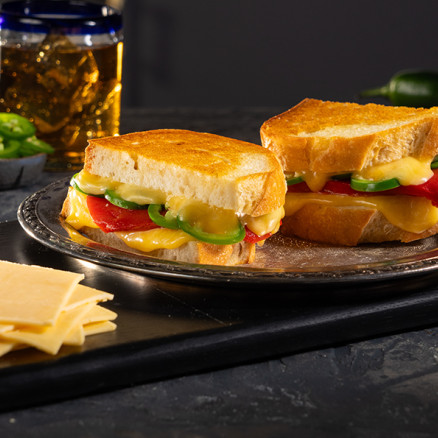 GoudaRedPepperGrilledCheese