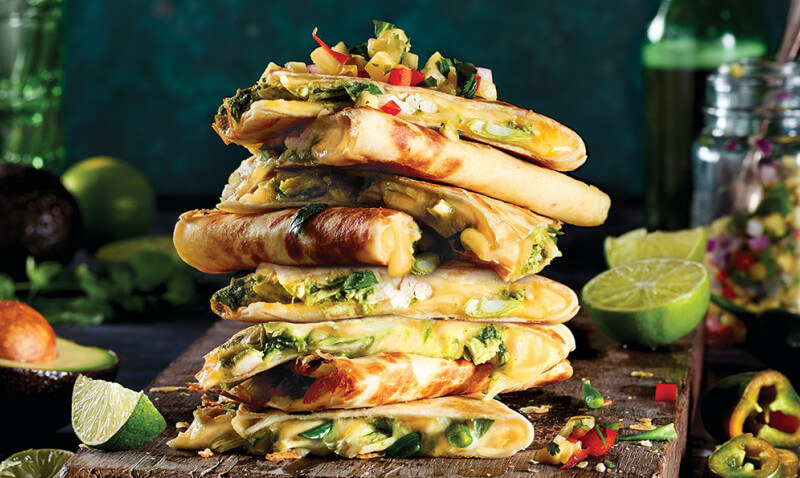 GreenChiliChickenQuesadillaPineappleSalsa web fnl