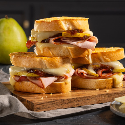 HamPearFigGrilledCheese
