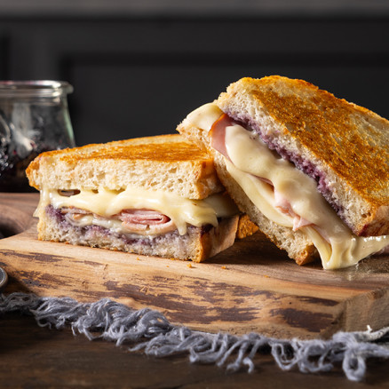 HamSwissBlueberryGrilledCheese