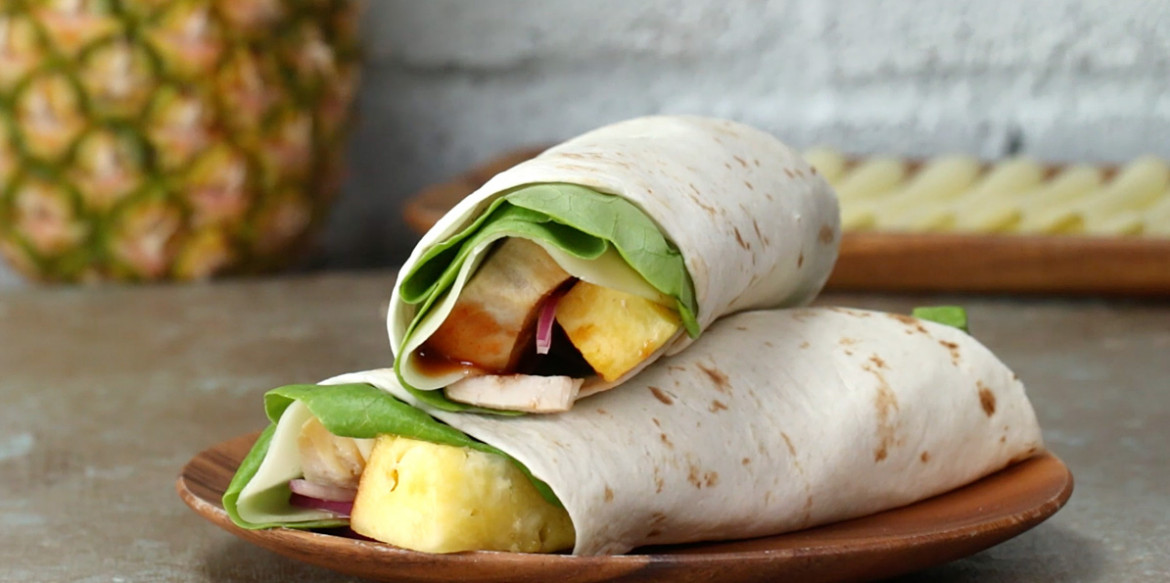 Hawaiian Chicken Wrap Website Hero