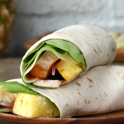 Hawaiian Chicken Wrap Website Hero