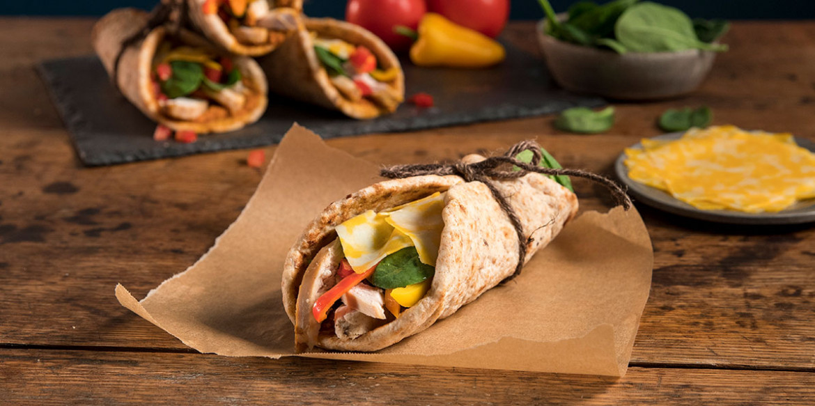Leftover Turkey Wrap