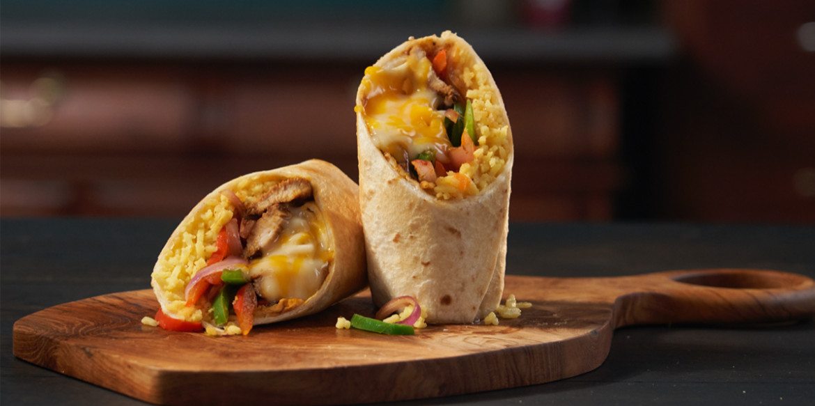 Oaxacan Chicken Burritos