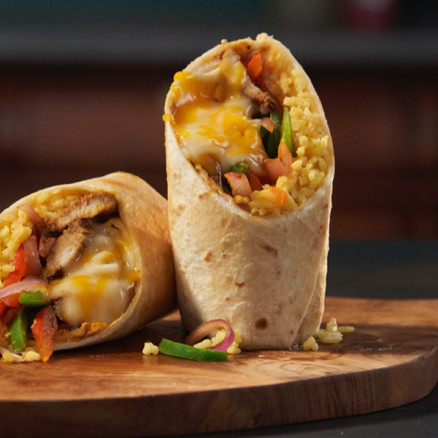 Oaxacan Chicken Burritos