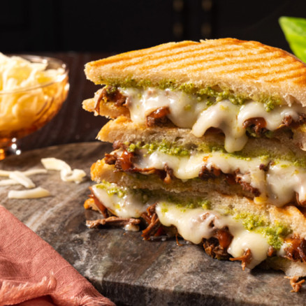 Pesto Beef GrilledCheese
