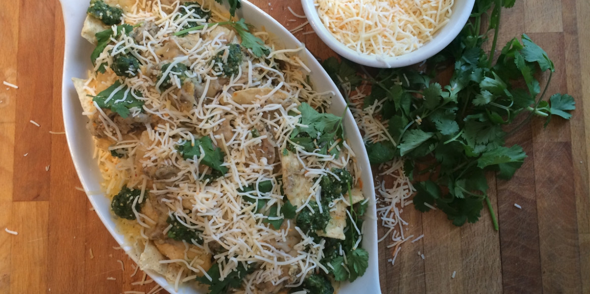 Roasted Chicken Nachos