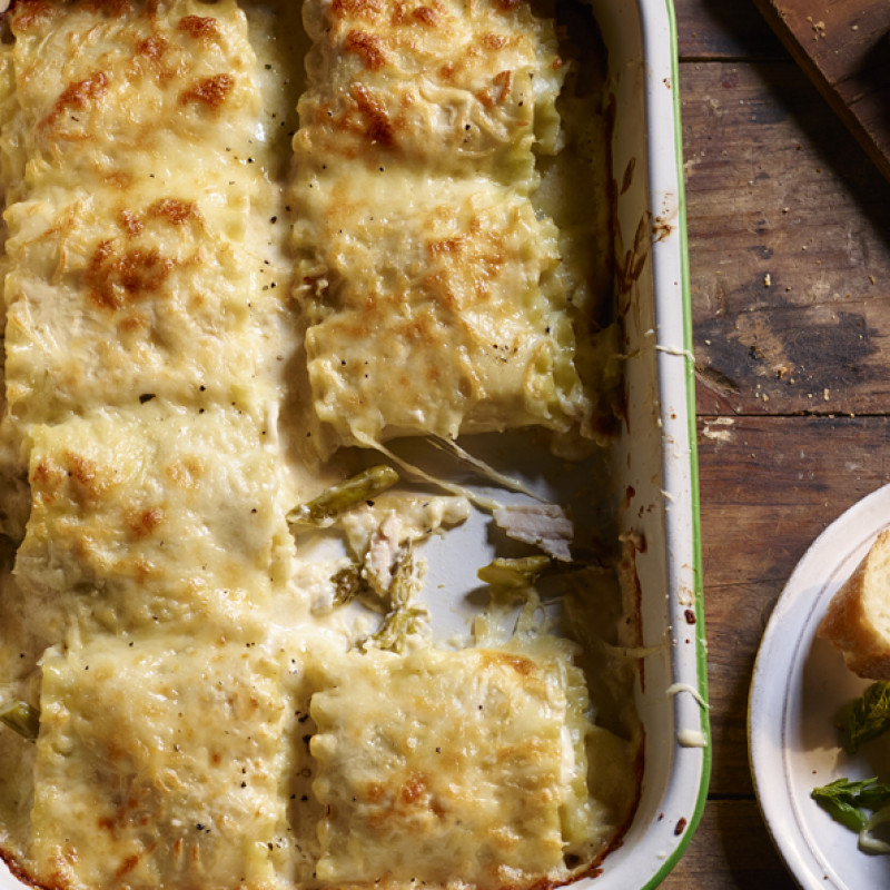 Alfredo Lasagna Roll-Ups-image