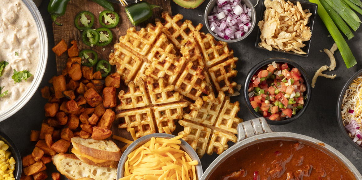 Cheesy Corn Bread Waffles | Sargento® Foods Incorporated