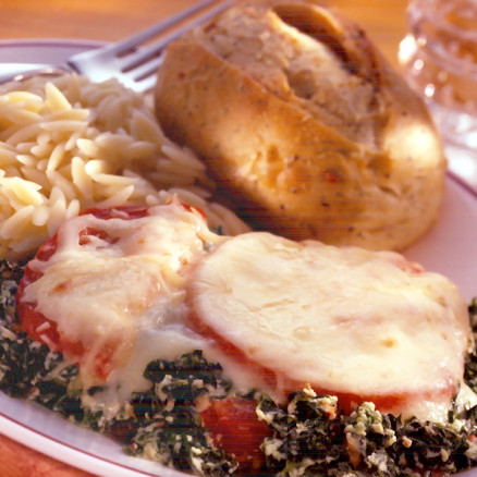 Spinach Tomato Casserole