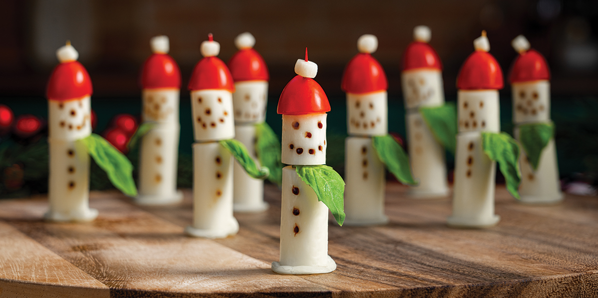 String Cheese Snowmen Recipe Sargento