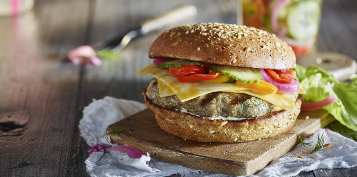TURKEY CHEESEBURGERS WITH PICKLED PEPPERS 2