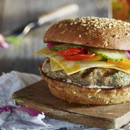 TURKEY CHEESEBURGERS WITH PICKLED PEPPERS 2
