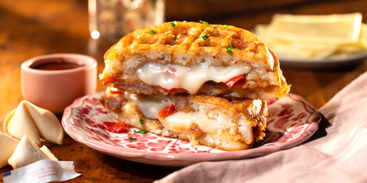 TaterTot Waffle Sandwich