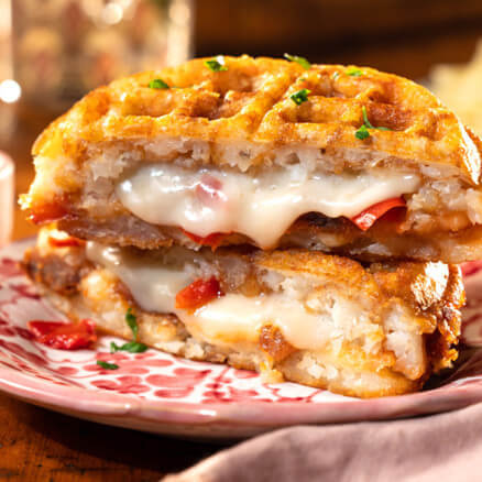 TaterTot Waffle Sandwich
