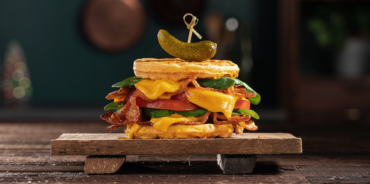 Cheese Waffle Sandwich | Sargento® Foods Incorporated