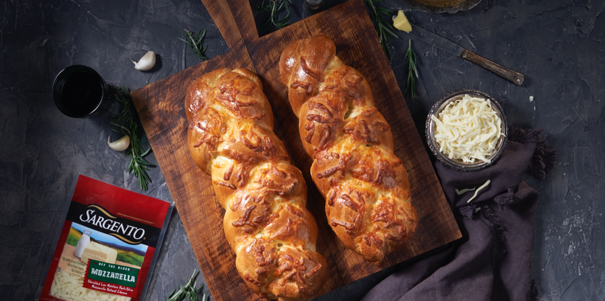 Mozzarella Challah Bread Recipe Sargento® Foods Incorporated