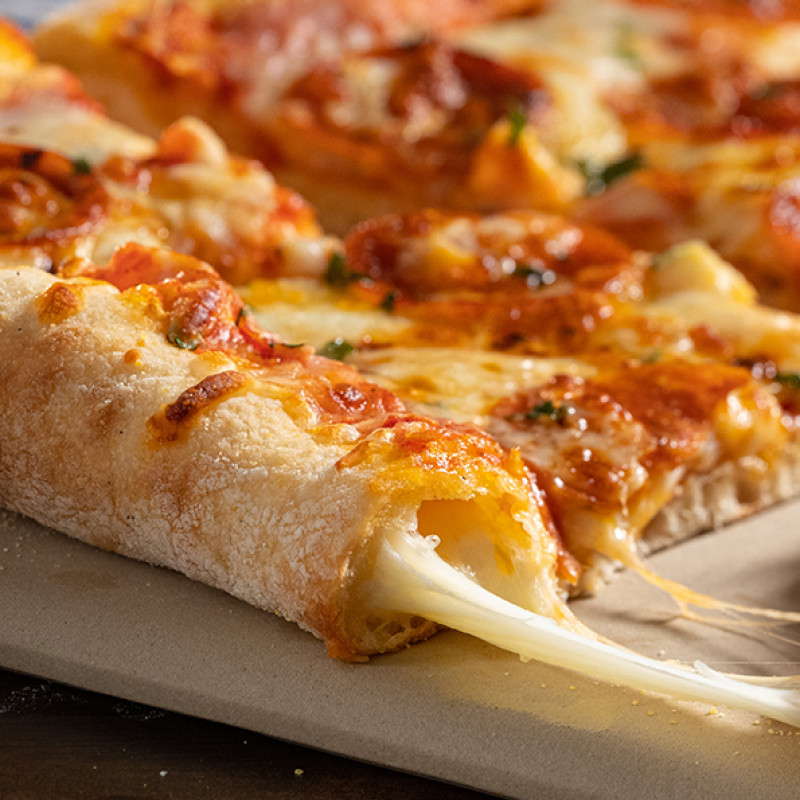 Stuffed Crust Cheese Pizza Slice