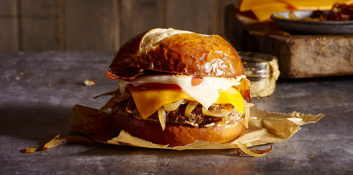 bacon double cheeseburger