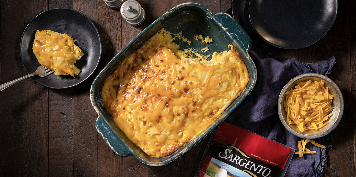 Cheddar Corn Casserole | Sargento® Foods Incorporated