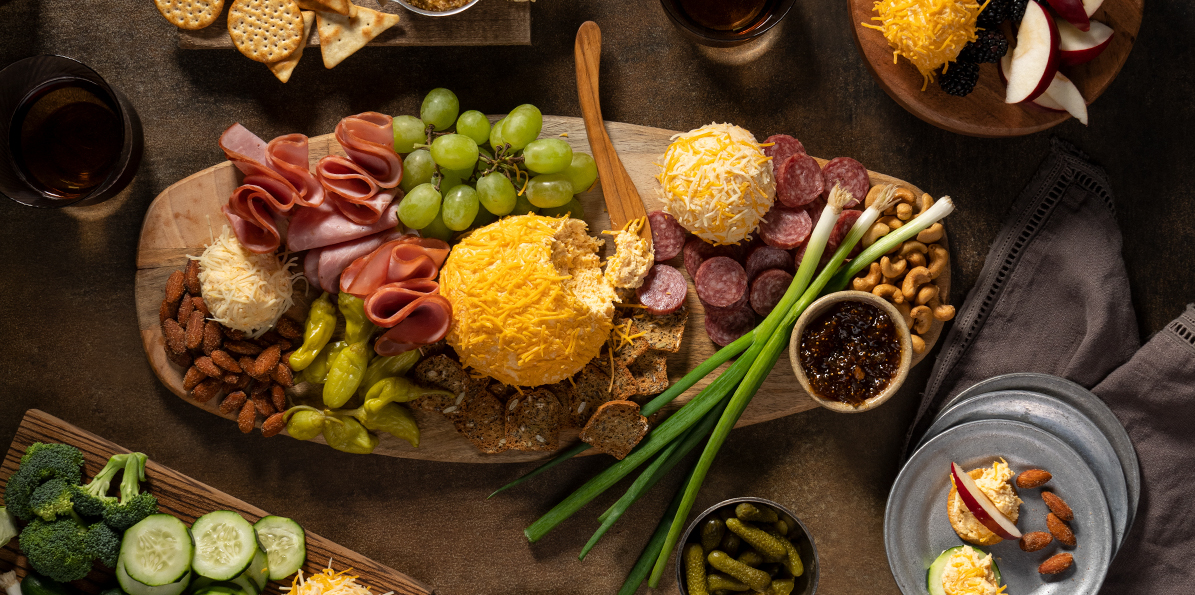 Cheese Ball Charcuterie Table Recipe Sargento