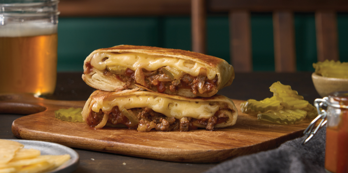 Cheeseburger Crunch Wrap Recipe Sargento