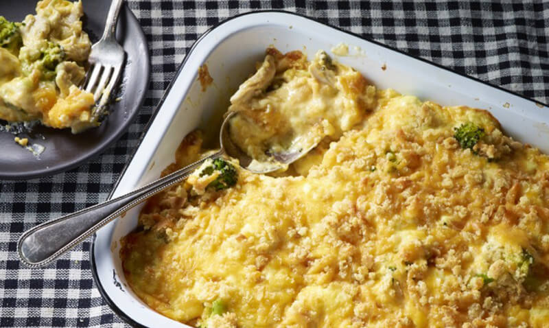 cheesy chicken casserole