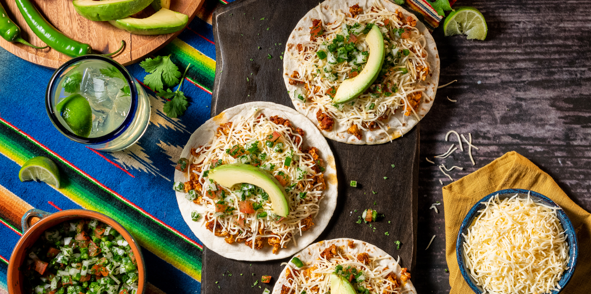 Egg and Chorizo Street Tacos with Cheese Recipe Sargento