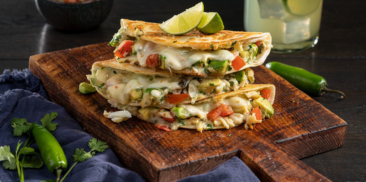 crab quesadilla