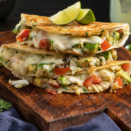 crab quesadilla