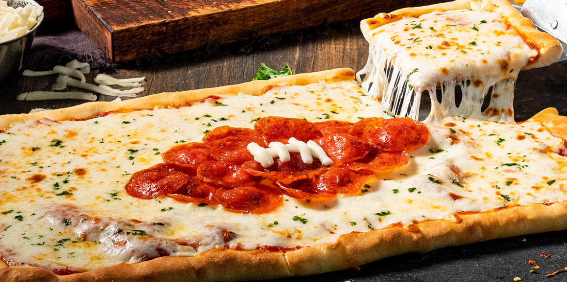 Pepperoni Football Pizza Recipe | Sargento