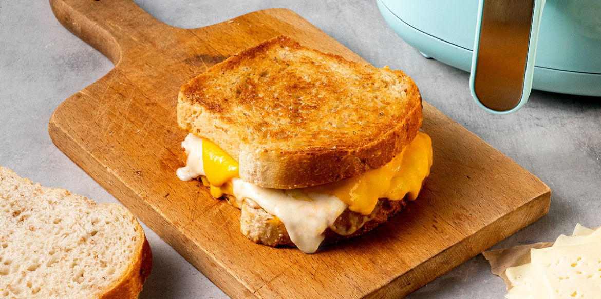 Air Fryer Grilled Cheese Sandwich Easy Cheese Melt