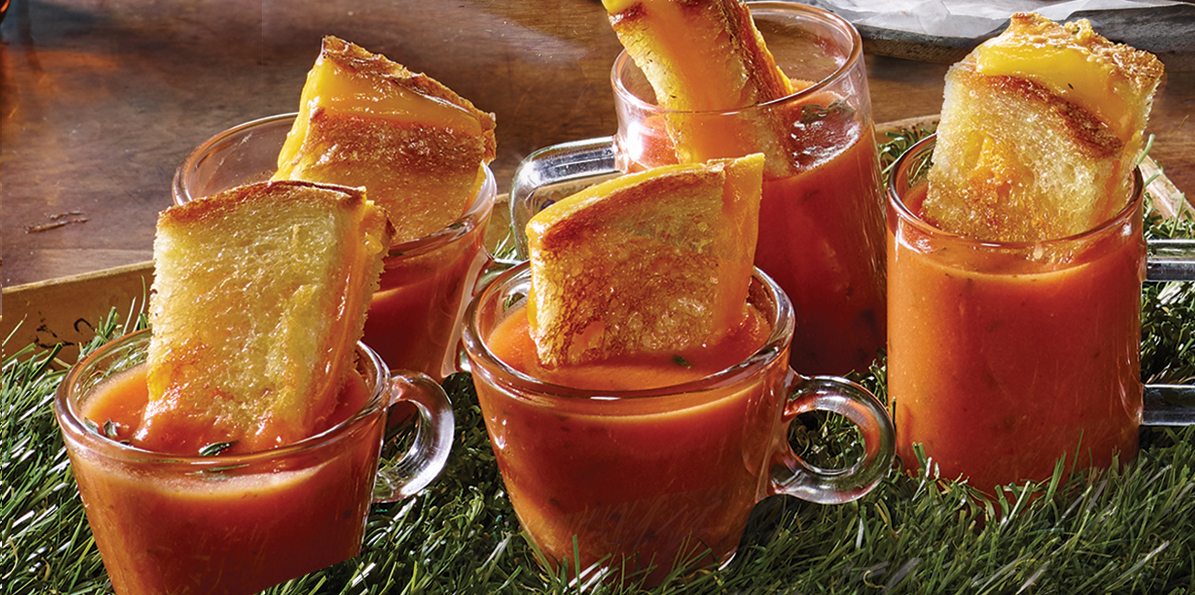 Grilled Cheese & Tomato Soup Shooters Recipe Sargento® Foods Incorporated