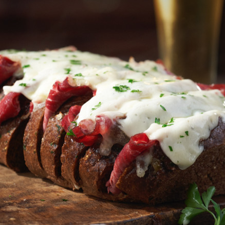 hasselback reuben