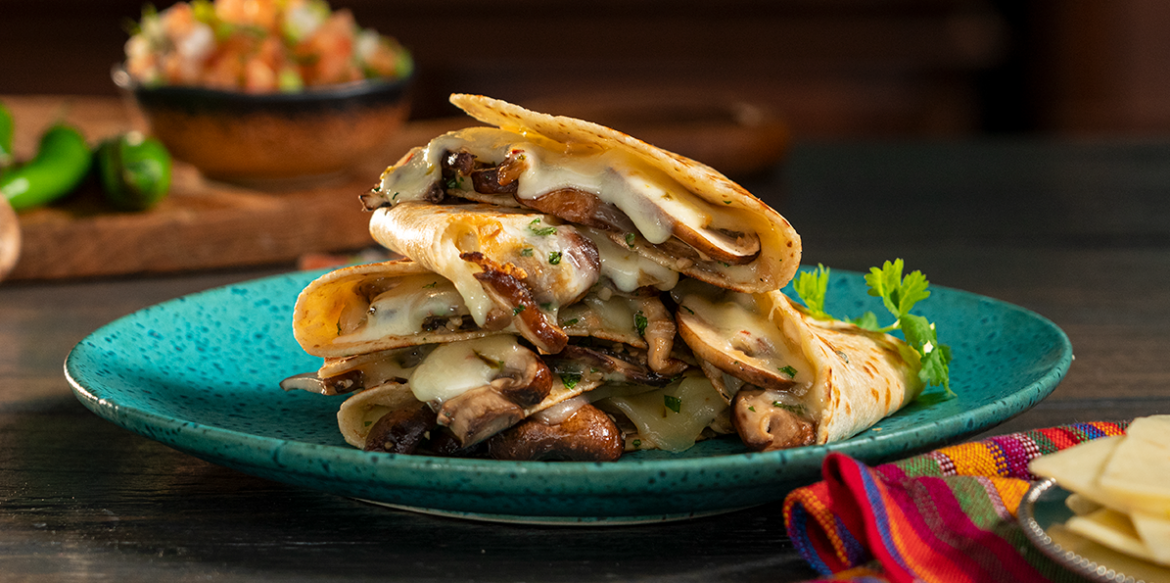 mixedmushroomquesadillas