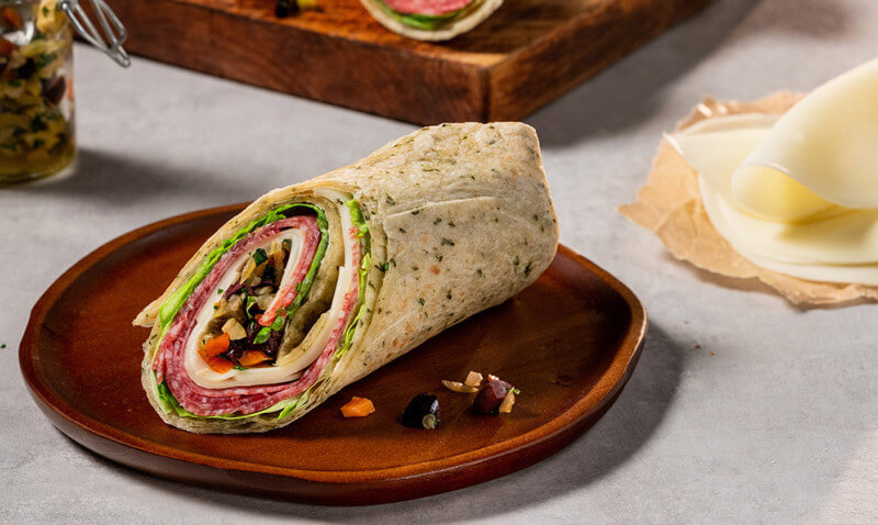 muffaletta wrap