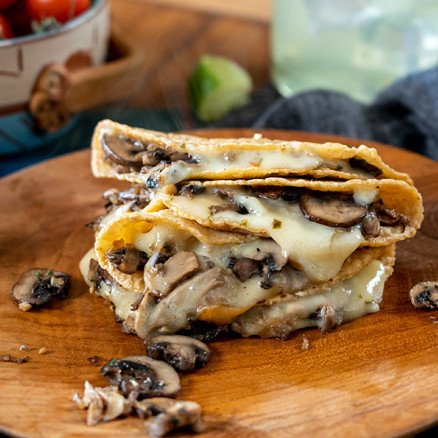 mushroomquesadilla