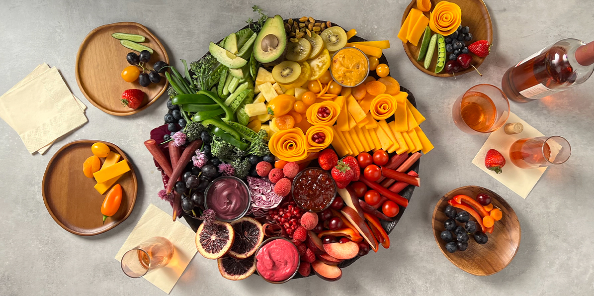 Rainbow Charcuterie Board | Sargento® Foods Incorporated