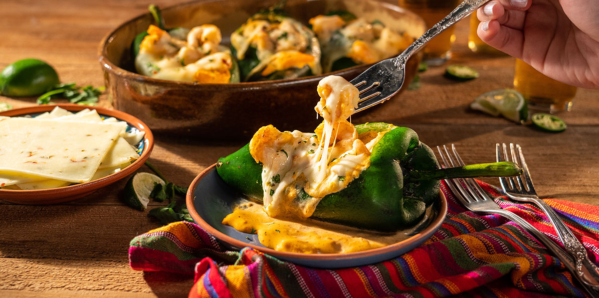 Creamy Chipotle Shrimp Chiles Rellenos | Sargento® Foods Incorporated