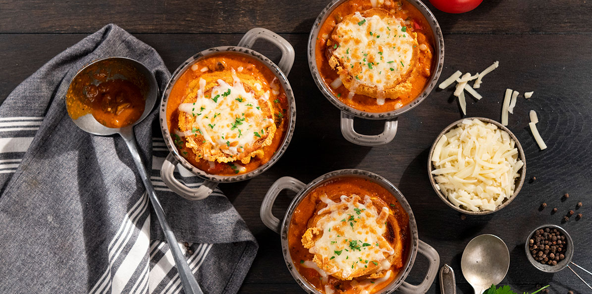 Tomato Soup AuGratin with Grilled Cheese | Sargento® Foods Incorporated