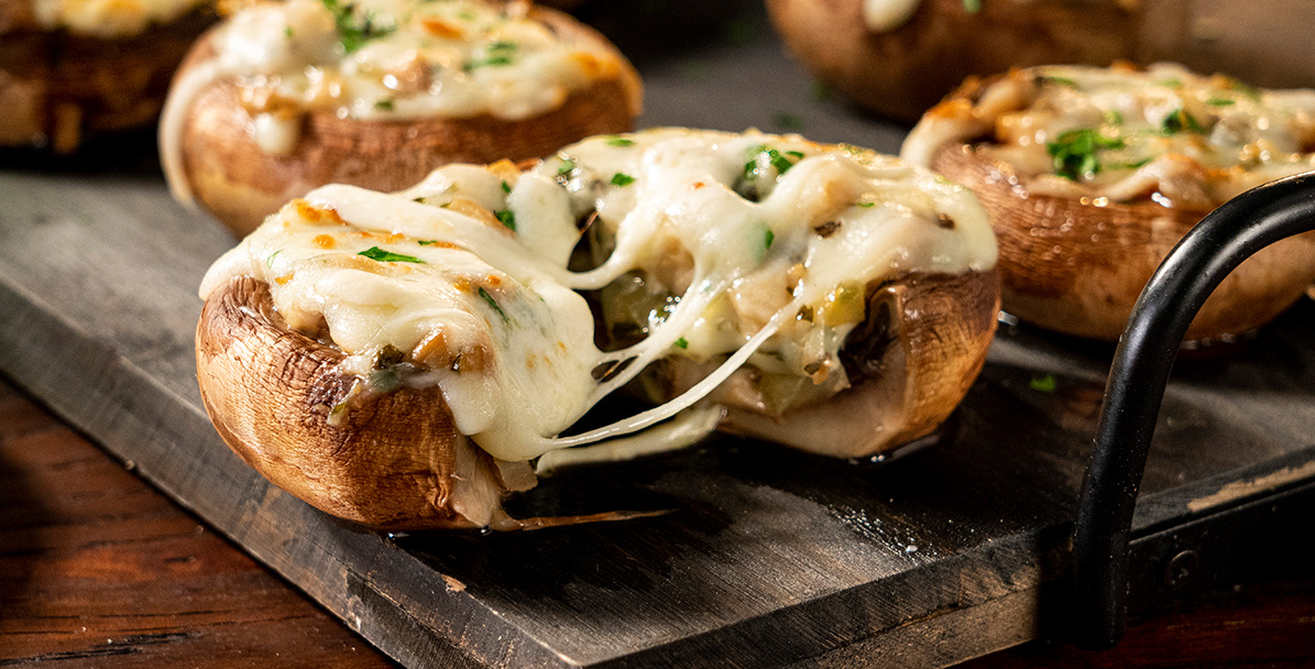 Cheesy Stuffed Mushrooms Recipe Sargento